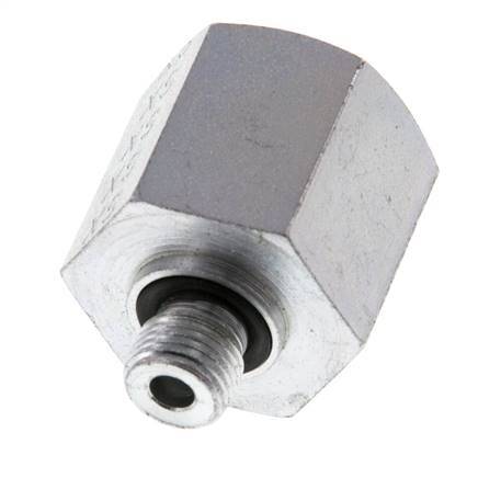 G 1/8'' x G 3/8'' M/F Adaptador reductor de acero galvanizado 630 Bar - Hidráulico