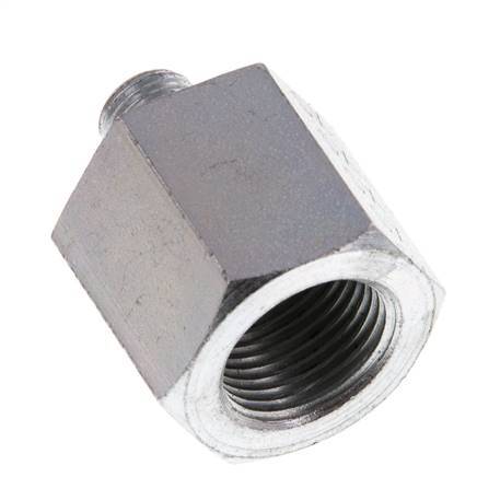 G 1/8'' x G 3/8'' M/F Adaptador reductor de acero galvanizado 630 Bar - Hidráulico