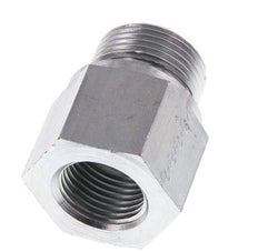 G 3/4'' x G 1/2'' M/F Adaptador Reductor de Acero Cincado 400 Bar - Hidráulico