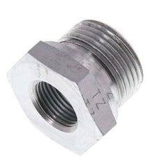G 3/4'' x G 3/8'' M/F Zinc plated Steel Reducing Adapter 400 Bar - Hydraulic [2 Pieces]