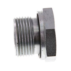 G 3/4'' x G 3/8'' M/F Zinc plated Steel Reducing Adapter 400 Bar - Hydraulic [2 Pieces]