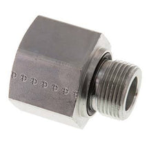 G 3/4'' x G 1'' M/F Adaptador Reductor de Acero Cincado 400 Bar - Hidráulico