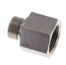 G 3/4'' x G 1'' M/F Adaptador Reductor de Acero Cincado 400 Bar - Hidráulico