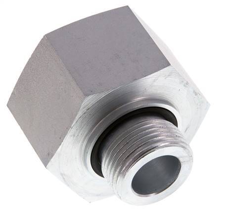 G 1'' x G 1 1/2'' M/F Adaptador Reductor de Acero Cincado 315 Bar - Hidráulico