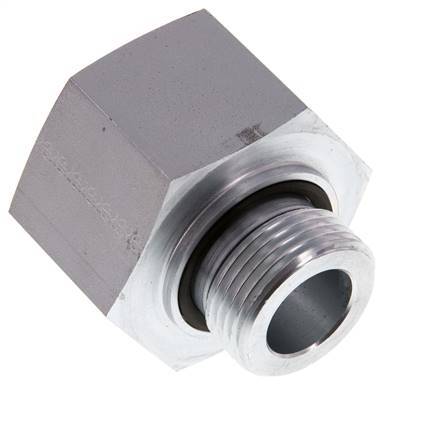 G 1'' x G 1 1/4'' M/F Adaptador Reductor de Acero Cincado 400 Bar - Hidráulico