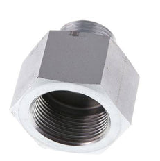 G 1'' x G 1 1/4'' M/F Adaptador Reductor de Acero Cincado 400 Bar - Hidráulico