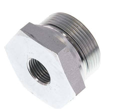 G 1 1/2'' x G 1/2'' M/F Adaptador reductor de acero galvanizado 315 Bar - Hidráulico