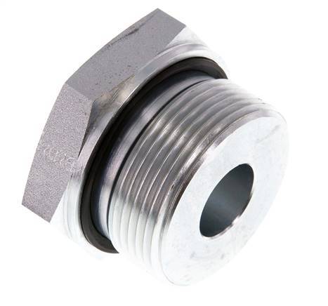 G 1 1/2'' x G 1/2'' M/F Adaptador reductor de acero galvanizado 315 Bar - Hidráulico