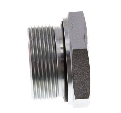 G 1 1/2'' x G 1/2'' M/F Adaptador reductor de acero galvanizado 315 Bar - Hidráulico