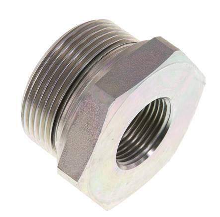 G 1 1/2'' x G 3/4'' M/F Adaptador reductor de acero galvanizado 315 Bar - Hidráulico