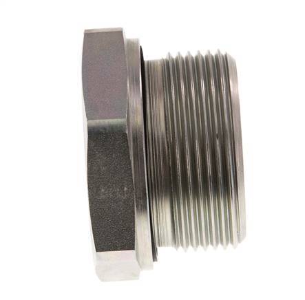 G 1 1/2'' x G 3/4'' M/F Adaptador reductor de acero galvanizado 315 Bar - Hidráulico