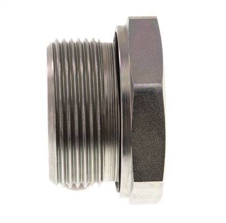 G 1 1/2'' x G 3/4'' M/F Adaptador reductor de acero galvanizado 315 Bar - Hidráulico
