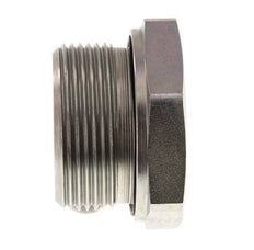 G 1 1/2'' x G 3/4'' M/F Adaptador reductor de acero galvanizado 315 Bar - Hidráulico