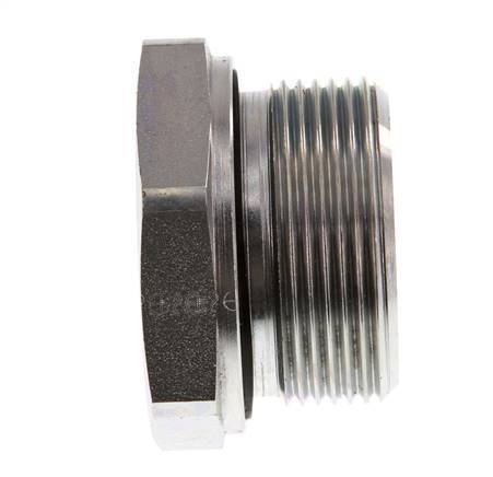 G 1 1/2'' x G 1'' M/F Adaptador reductor de acero galvanizado 315 Bar - Hidráulico