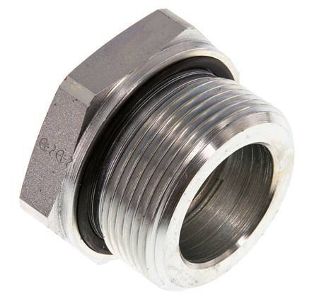 G 1 1/2'' x G 1'' M/F Adaptador reductor de acero galvanizado 315 Bar - Hidráulico