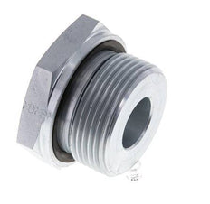 G 1 1/4'' x G 1/2'' M/F Adaptador Reductor de Acero Cincado 400 Bar - Hidráulico