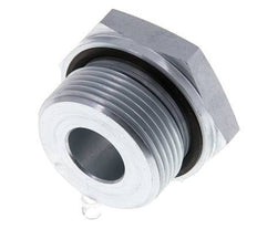 G 1 1/4'' x G 1/2'' M/F Adaptador Reductor de Acero Cincado 400 Bar - Hidráulico