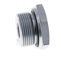 G 1 1/4'' x G 1/2'' M/F Adaptador Reductor de Acero Cincado 400 Bar - Hidráulico