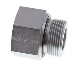 G 1 1/4'' x G 1'' M/F Adaptador Reductor de Acero Cincado 400 Bar - Hidráulico