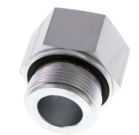 G 1 1/4'' x G 1'' M/F Adaptador Reductor de Acero Cincado 400 Bar - Hidráulico