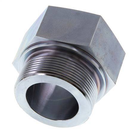 G 2'' x G 1 1/2'' M/F Adaptador Reductor de Acero Cincado 160 Bar - Hidráulico