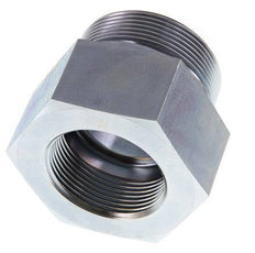 G 2'' x G 1 1/2'' M/F Adaptador Reductor de Acero Cincado 160 Bar - Hidráulico