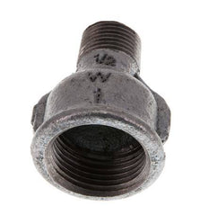 R 1/2'' x Rp 1'' M/F Zinc plated Cast iron Reducing Adapter 25 Bar [2 Pieces]