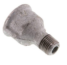 R 1/4'' x Rp 1/2'' M/F Zinc plated Cast iron Reducing Adapter 25 Bar [2 Pieces]