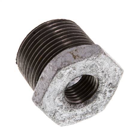 R 3/4'' x Rp 1/4'' M/F Zinc plated Cast iron Reducing Ring 25 Bar [5 Pieces]