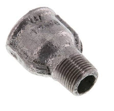 R 3/8'' x Rp 1/2'' M/F Zinc plated Cast iron Reducing Adapter 25 Bar [2 Pieces]