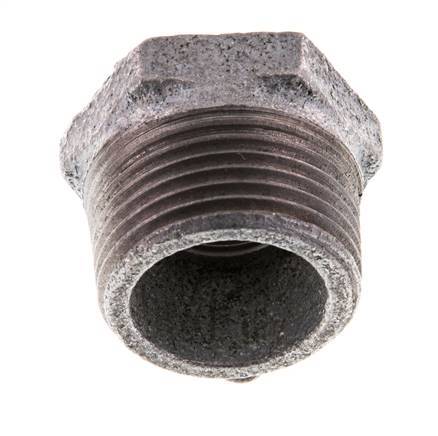 R 1'' x Rp 1/2'' M/F Zinc plated Cast iron Reducing Ring 25 Bar [5 Pieces]