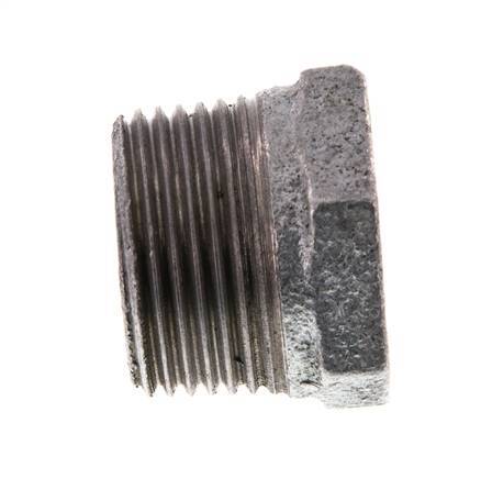 R 1'' x Rp 1/2'' M/F Zinc plated Cast iron Reducing Ring 25 Bar [5 Pieces]