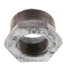 R 1 1/2'' x Rp 1'' M/F Zinc plated Cast iron Reducing Ring 25 Bar [2 Pieces]
