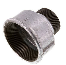 R 2'' x Rp 3'' M/F Zinc plated Cast iron Reducing Adapter 25 Bar