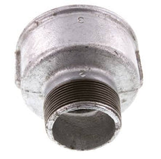 R 2'' x Rp 3'' M/F Zinc plated Cast iron Reducing Adapter 25 Bar