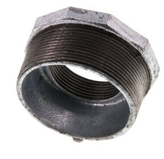 R 2 1/2'' x Rp 1 1/2'' M/F Anillo reductor de hierro fundido galvanizado 25 Bar