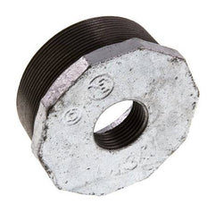 R 3'' x Rp 1'' M/F Anillo reductor de hierro fundido galvanizado 25 Bar