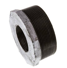 R 3'' x Rp 1 1/2'' M/F Anillo reductor de hierro fundido galvanizado 25 Bar