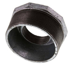 R 3'' x Rp 1 1/2'' M/F Anillo reductor de hierro fundido galvanizado 25 Bar