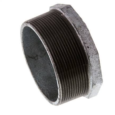 R 3'' x Rp 1 1/2'' M/F Anillo reductor de hierro fundido galvanizado 25 Bar