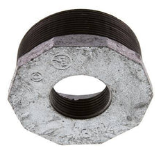 R 3'' x Rp 1 1/4'' M/F Anillo reductor de hierro fundido zincado 25 Bar
