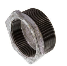 R 3'' x Rp 2 1/2'' M/F Anillo reductor de hierro fundido galvanizado 25 Bar