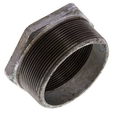 R 3'' x Rp 2 1/2'' M/F Anillo reductor de hierro fundido galvanizado 25 Bar