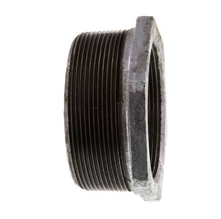 R 3'' x Rp 2 1/2'' M/F Anillo reductor de hierro fundido galvanizado 25 Bar