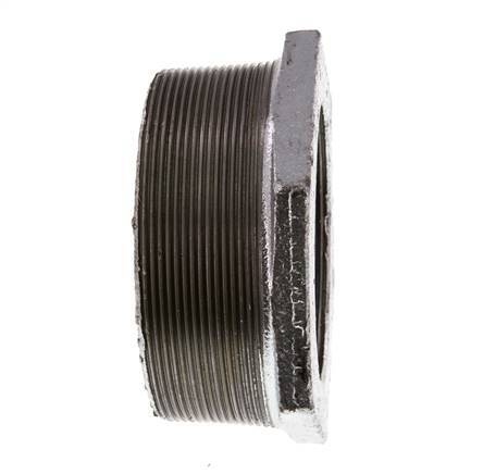 R 4'' x Rp 3'' M/F Anillo reductor de hierro fundido galvanizado 25 Bar