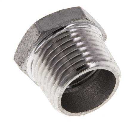 1/2'' NPT x 3/8'' NPT M/F Stainless steel Reducing Ring 16 Bar [2 Pieces]