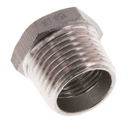 R 1/2'' x Rp 3/8'' M/F Stainless steel Reducing Ring 16 Bar [2 Pieces]