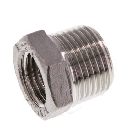 R 3/8'' x Rp 1/4'' M/F Stainless steel Reducing Ring 16 Bar [2 Pieces]