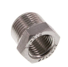R 3/8'' x Rp 1/4'' M/F Stainless steel Reducing Ring 16 Bar [2 Pieces]