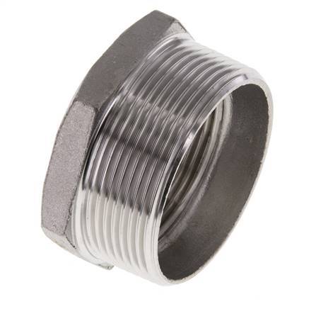 2'' NPT x 1 1/2'' NPT M/F Anillo reductor de acero inoxidable 16 Bar